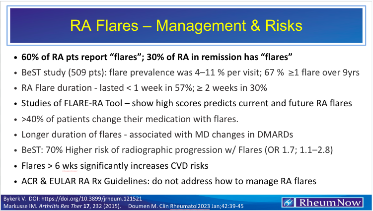 ra-flares-management-and-risks-rheumnow